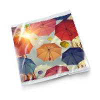 Vorschau: Brillenputztuch Eco - rPET Mikrofasertuch 15 x 18 cm, in transparentem Schutzetui Vorschau: Brillenputztuch Eco - rPET Mikrofasertuch 15 x 18 cm, in transparentem Schutzetui