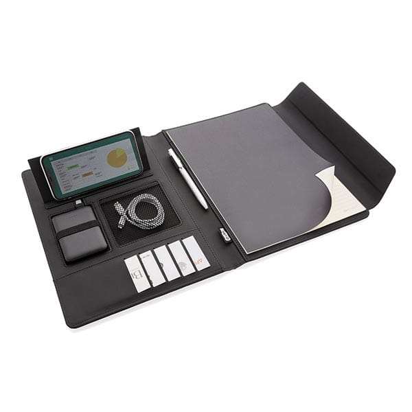 Fiko A4 Wireless Charging Portfolio mit Powerbank