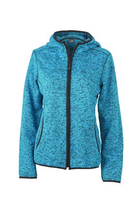 Ladies&#039; Knitted Fleece Hoody