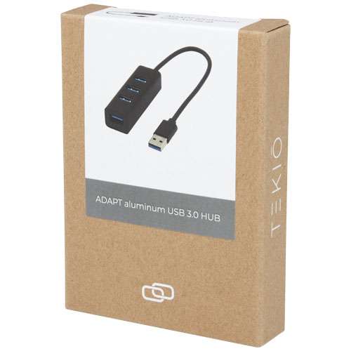 Adapt USB 3.0-Hub aus Aluminium