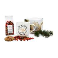 Präsentset Weihnachtliche Teetasse