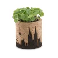 Vorschau: Pflanz-Kork rund mit Samen - Basilikum, Rundum-Lasergravur Vorschau: Pflanz-Kork rund mit Samen - Basilikum, Rundum-Lasergravur