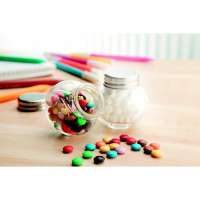 Vorschau: CHOCKY Schokolinsen im Glasspender Vorschau: CHOCKY Schokolinsen im Glasspender