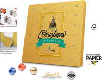 Lindt Adventskalender "Lindor" Lindt Lindor Kugeln gemischt Eco 115g mit 4c Druck