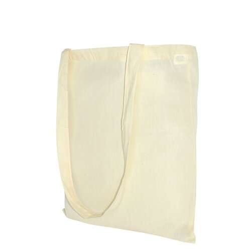 Baumwolltasche mit langen Griffen - 110 g/m² - 38 x 42 cm