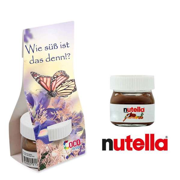 Nutella in Überreichverpackung - Weihnachten