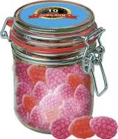 Erdbeer Chili Bonbons, ca. 200g, Bonbonglas Maxi