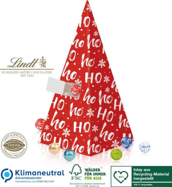 Adventskalender Lindt Weihnachtspyramide