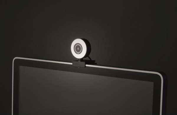 1080P HD-Webcam mit Ringlicht