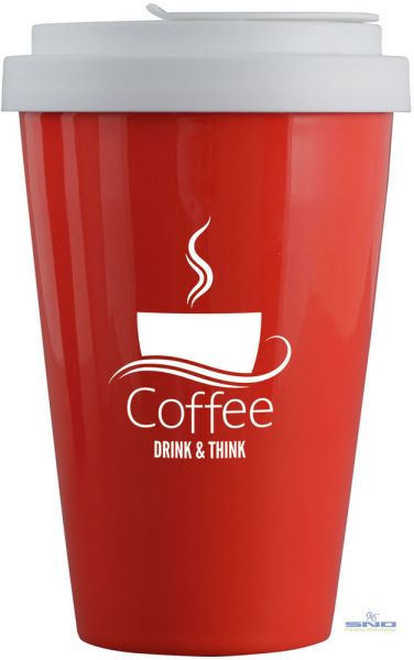 Porzellanbecher Coffee2Go, 13 cm