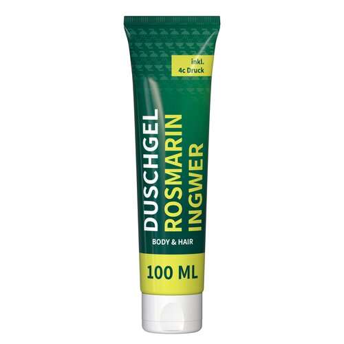 100 ml Tube - Duschgel Rosmarin-Ingwer