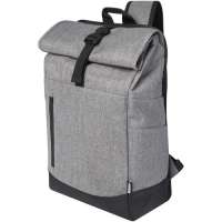 Libra 15,6" GRS recycelter Rolltop Laptop-Rucksack 12L
