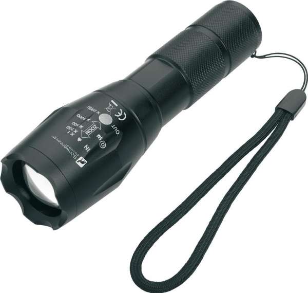 Schwarzwolf outdoor® DELGADA wiederaufladbare CREE T6 Taschenlampe