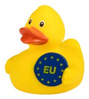 Quietsche-Ente Euro, Kommt ne Ente zur Bank…