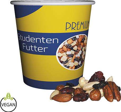 Premium Studentenfutter, ca. 40g, Snackbecher Mini