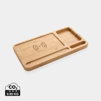 Vorschau: Bambus Desk Organizer mit 10W Wireless Charger Vorschau: Bambus Desk Organizer mit 10W Wireless Charger