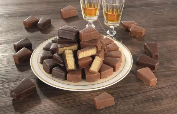 Baumkuchenspitzen mit Orangenlikör