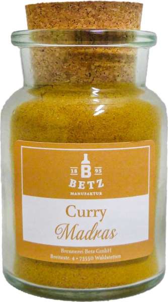 Curry Madras im Korkenglas, 80 g