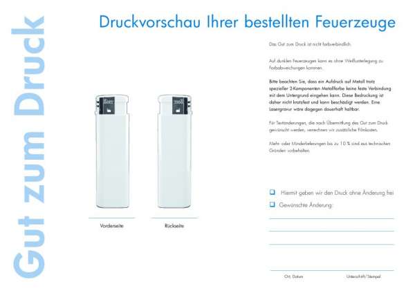 Zorr Promo Piezo Feuerzeug