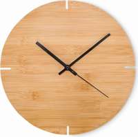 Wanduhr Bambus