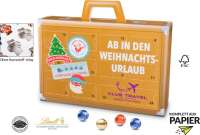 Lindt Lindor Adventskalender "Koffer" Lindt Lindor Kugeln gemischt Eco 115g mit 4c Druck