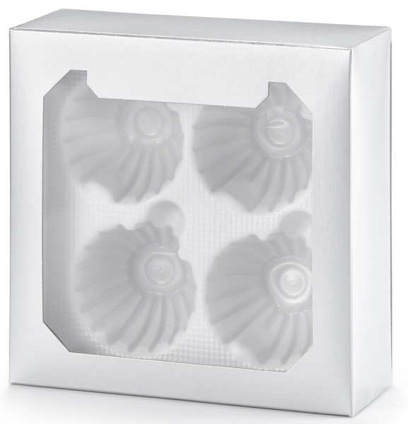 Weihnachtskugel 7 cm 4 Kugeln pro Box mit 1fbg. Siebdruck