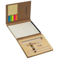 Vorschau: Schreibmappe mit Lineal, Schreibblock und Haftmarkern Vorschau: Schreibmappe mit Lineal, Schreibblock und Haftmarkern