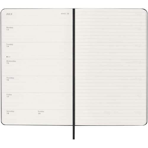 Moleskine Hardcover 12 Monate Wochenkalender L