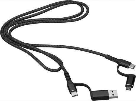 Quick charge Multifunktionskabel 4-in-1 mit USB Typ C und Micro-USB