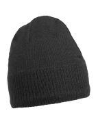 Knitted Beanie with Fleece Inset