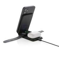 Vorschau: Swiss Peak 15W 3-in-1 magnetischer Wireles Charger aus rPU Vorschau: Swiss Peak 15W 3-in-1 magnetischer Wireles Charger aus rPU
