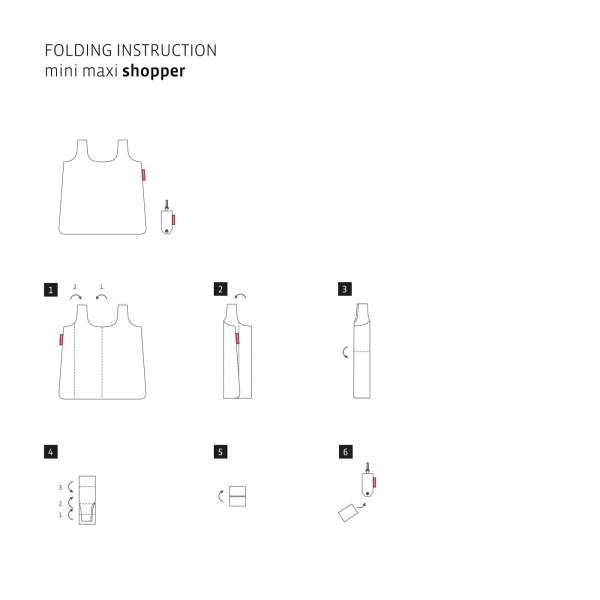 Einkaufstasche mini maxi shopper pocket
