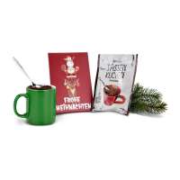 Präsentset Frohe Weihnachten Tassenkuchen