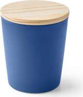 MASLANY Duftkerze im Glas mit Holzdeckel