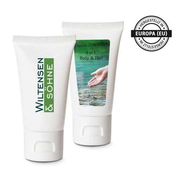 Pflegetube Basic 50 ml - 2in1 Duschgel Body &amp; Hair sensitiv