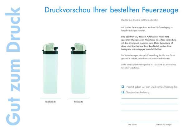 GO Einweg Reibradfeuerzeug