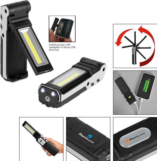 Aufladbare LED Leuchte Eco USB Light 70 L