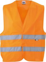 Safety Vest Kids fluorescent-orange