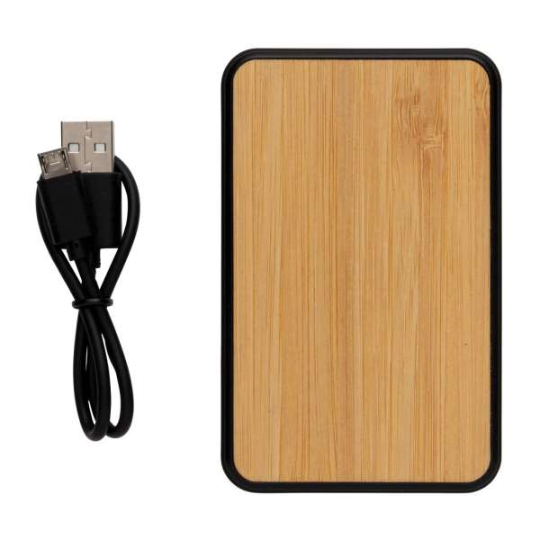 5.000mAh Powerbank aus FSC® und RCS recyceltem Kunststoff