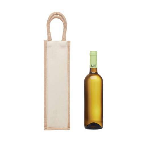 CAMPO DI VINO Flaschen-Geschenktasche Jute