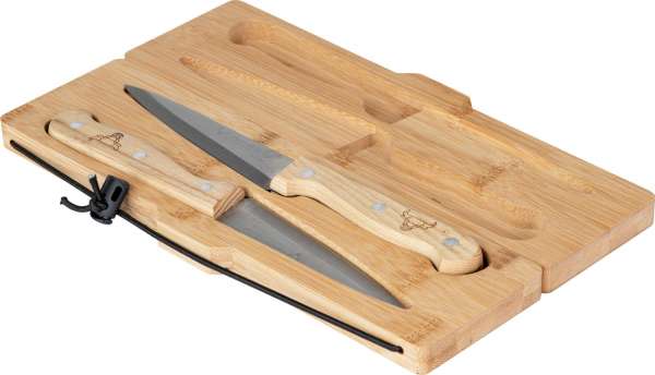 CUT Bambusbrett mit Messern