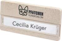 Vorschau: Namensschild, nachwachsende Rohstoffe Vorschau: Namensschild, nachwachsende Rohstoffe