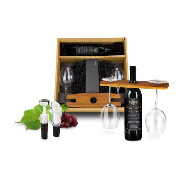 Präsentset: Rotwein Deluxe