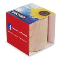 Vorschau: Pflanz-Holz rund mit Samen Vorschau: Pflanz-Holz rund mit Samen