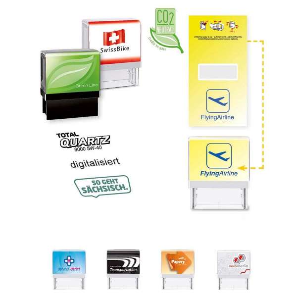 Stempelautomat "Printer Line Uni" - Printer 20 - mit Digitaldruck