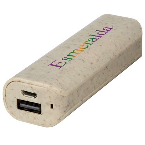 Yoko 1200 mAh Weizenstroh Powerbank