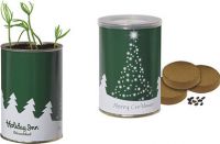 Weihnachtsbaum-Dose, Ø 73x110 mm, Fichte, 1-4 c Digitaldruck inklusive