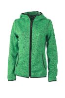 green-melange/black