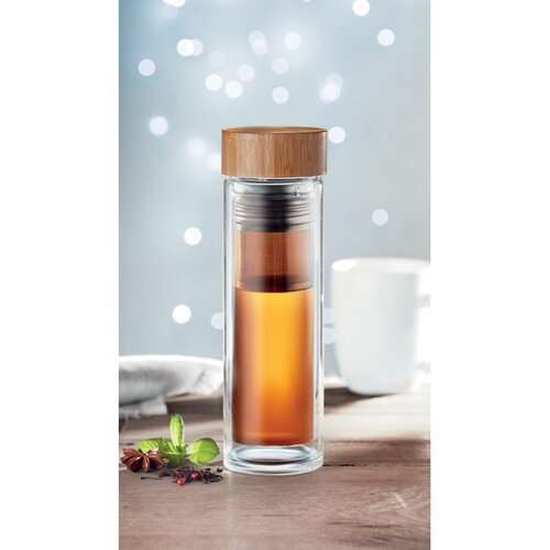 BATUMI GLASS Trinkflasche Glas 400ml