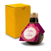 Kleinste Sektflasche der Welt! Alles Liebe